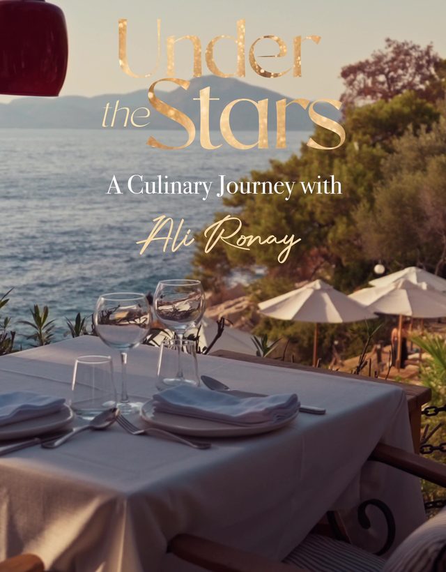 A Culinary Journey with Ali Ronay — table set on the rocks